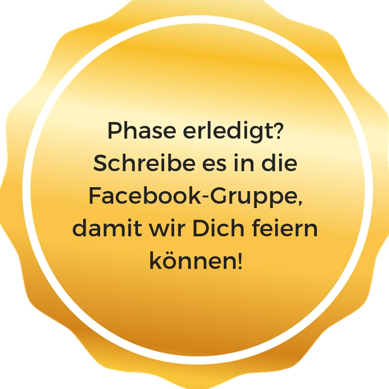 Phase erledigt Phase erledigt