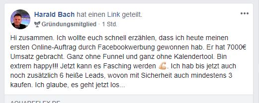 harald FB Testimonial harald FB Testimonial