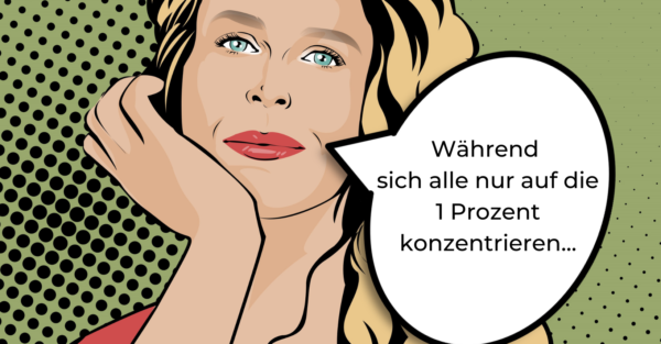 ein Prozent neu